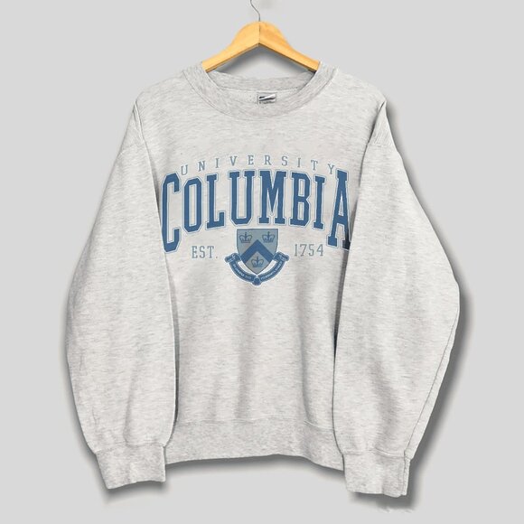 Vintage Columbia University Sweatshirt, Columbia University Men Women Shirt Tee - Picture 1 of 2